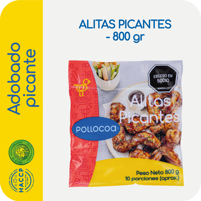 ALITAS PICANTES - 800 gr