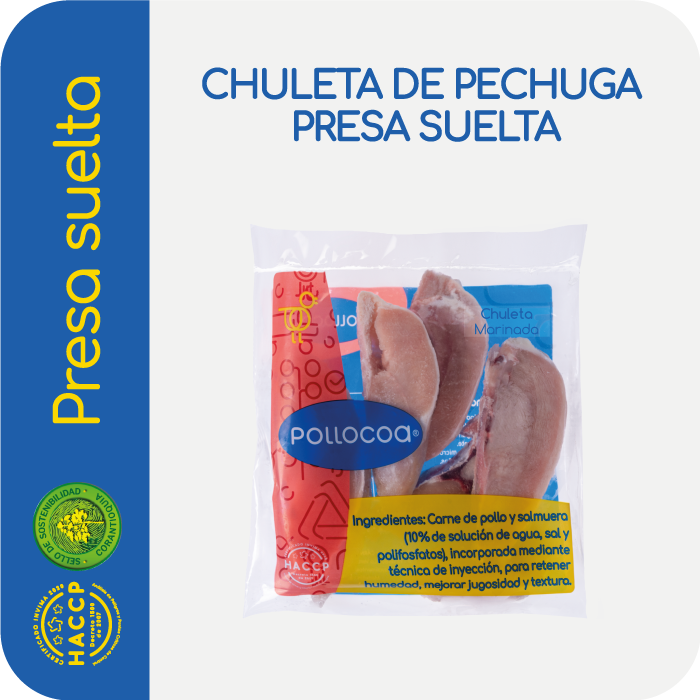 CHULETA DE PECHUGA PRESA SUELTA